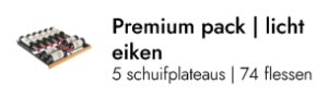 Premium pack eiken - 74 flessen